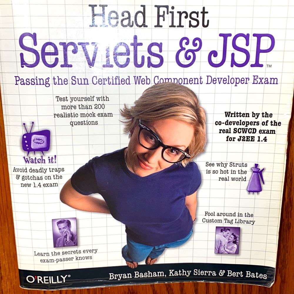 “Head First Servlets & JSP” Oreilly Study Guide for Web Component Developer Exam - Picture 5 of 11